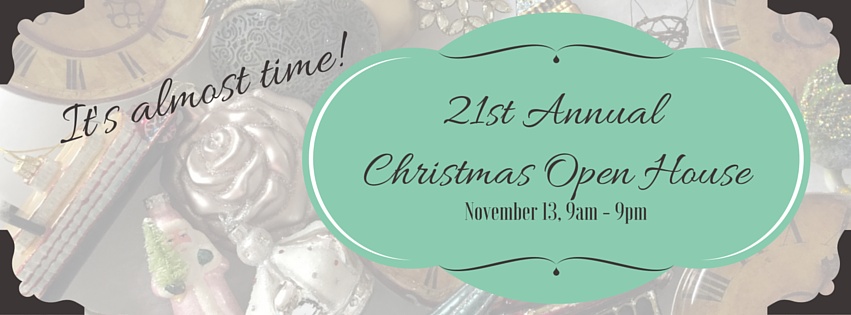 Our 21st annual Christmas Open House 